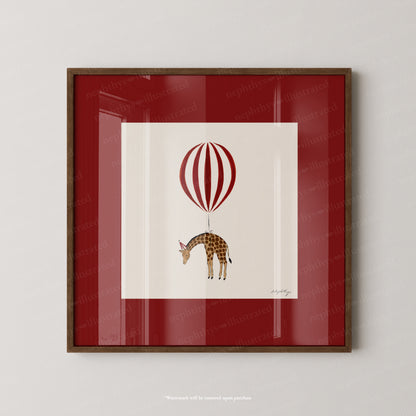 Giraffe Balloon Personalised