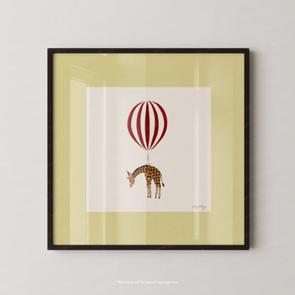 Giraffe Balloon Personalised