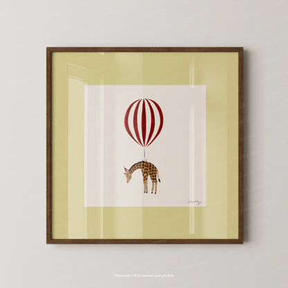 Giraffe Balloon Personalised