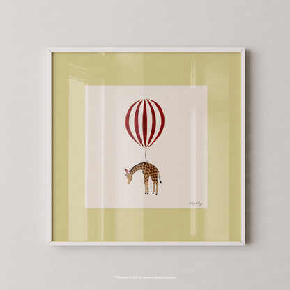 Giraffe Balloon Personalised