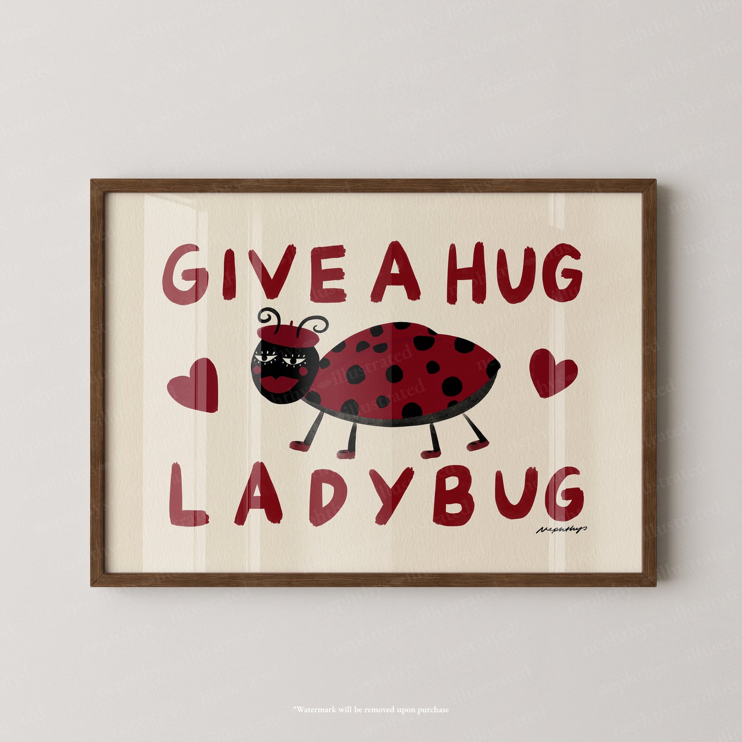 Give a Hug Ladybug