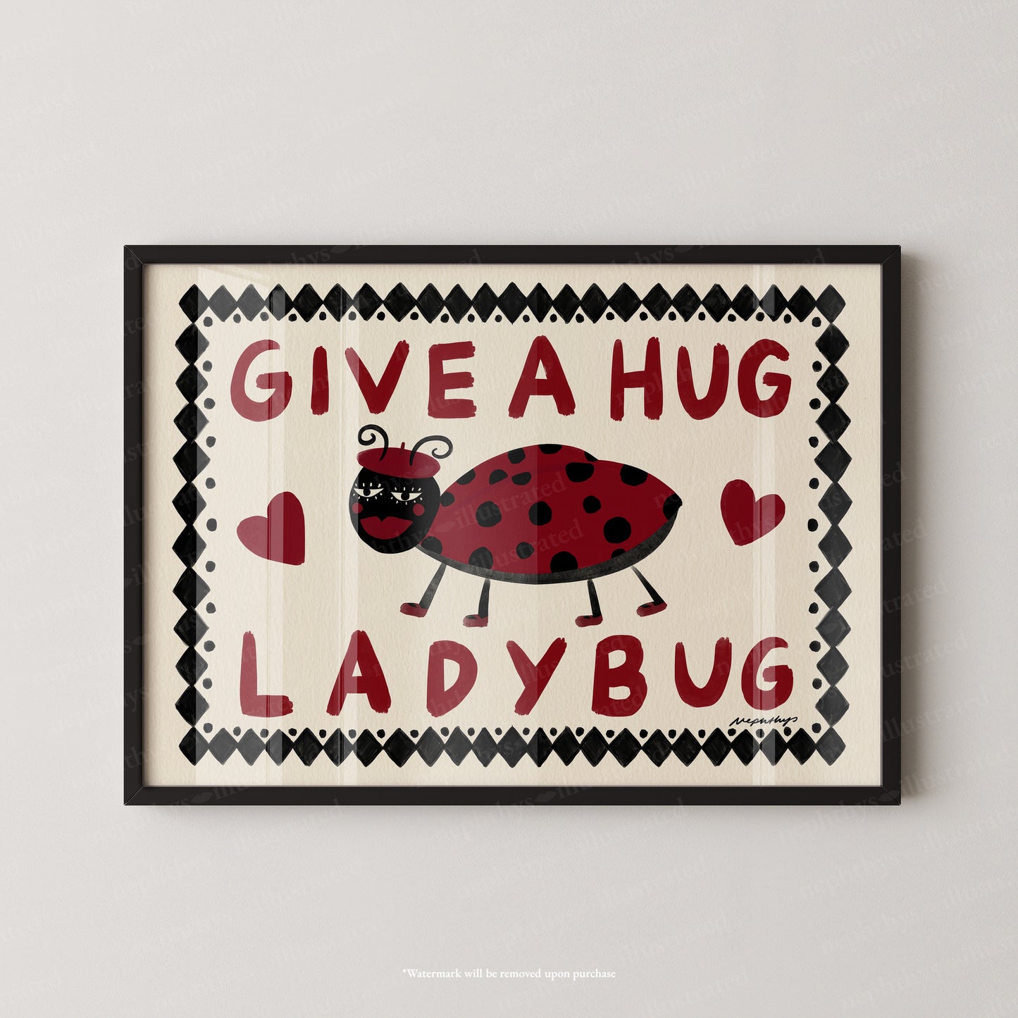 Give a Hug Ladybug
