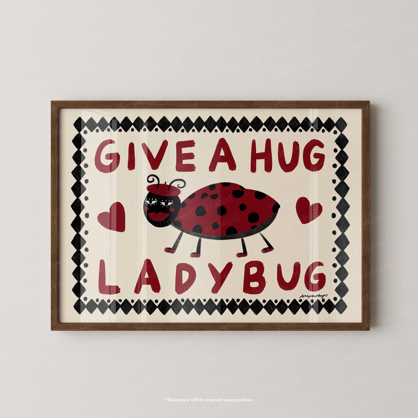 Give a Hug Ladybug