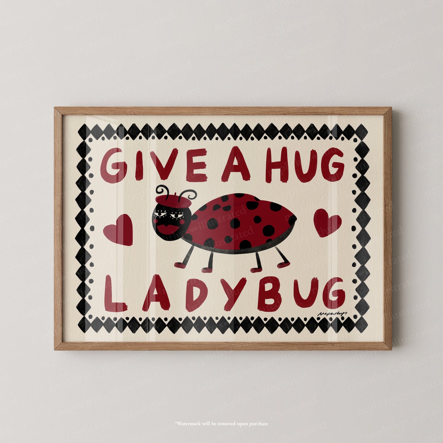 Give a Hug Ladybug