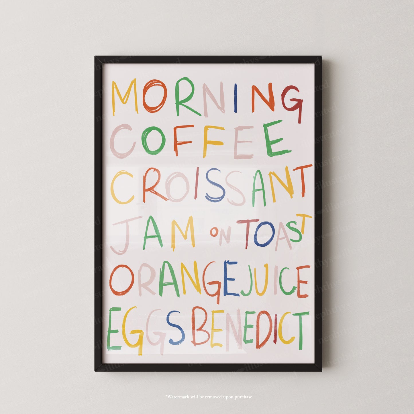 Good Morning Print