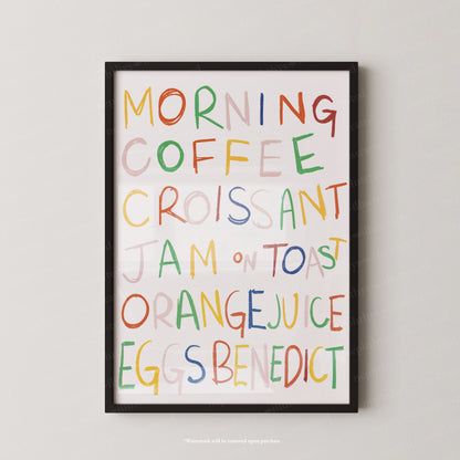Good Morning Print