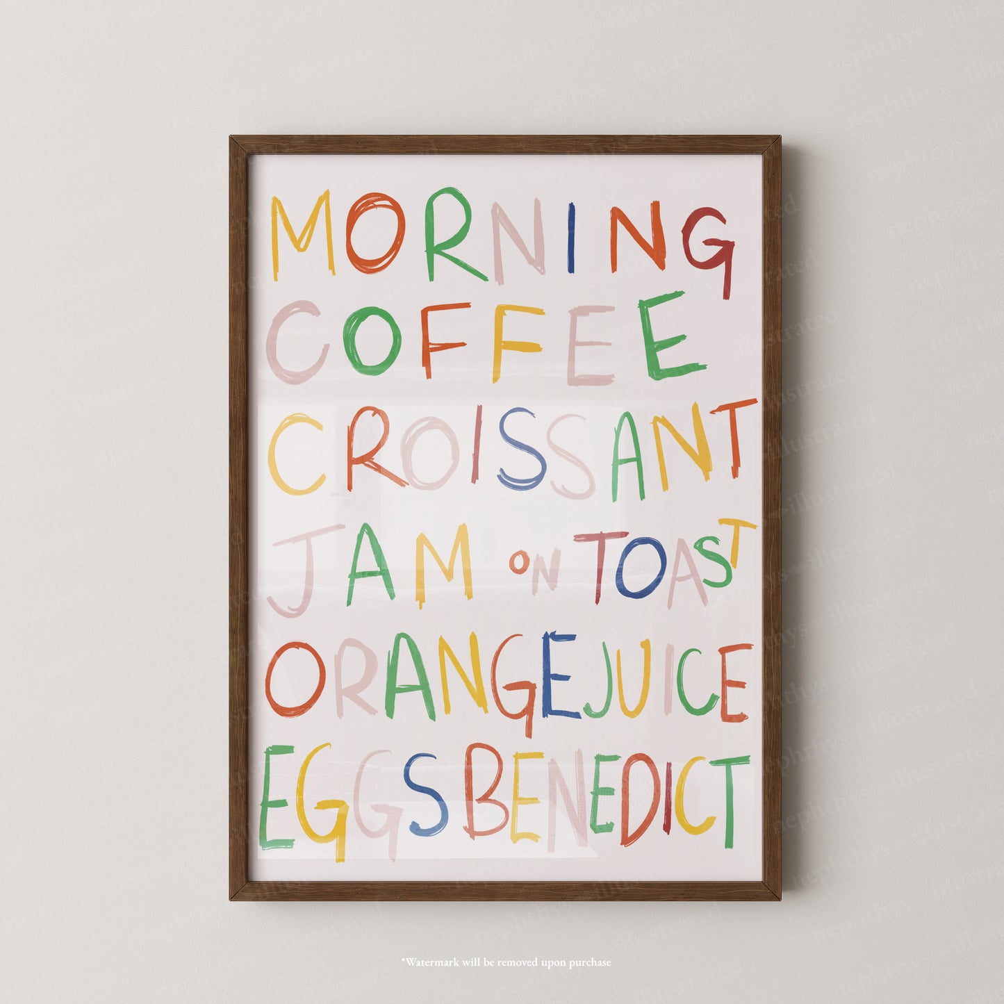 Good Morning Print