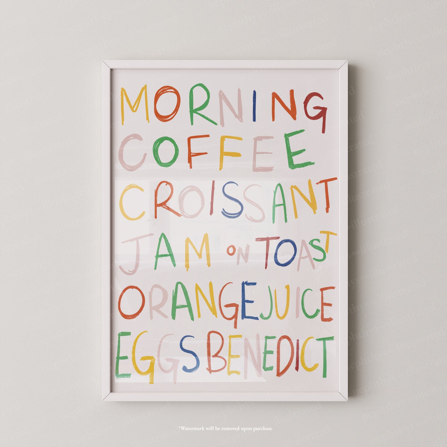 Good Morning Print