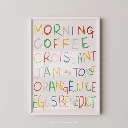 Good Morning Print
