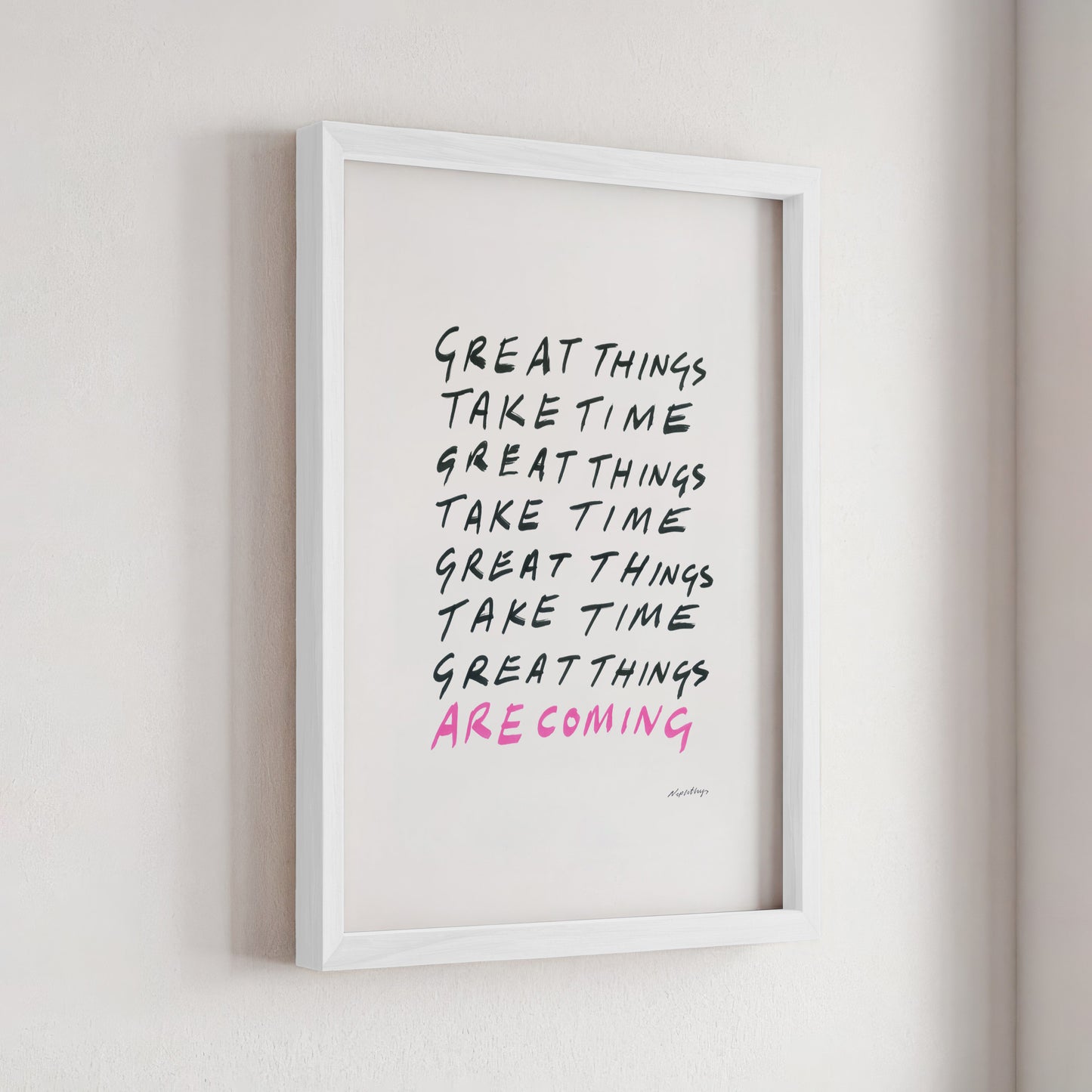Great things take time