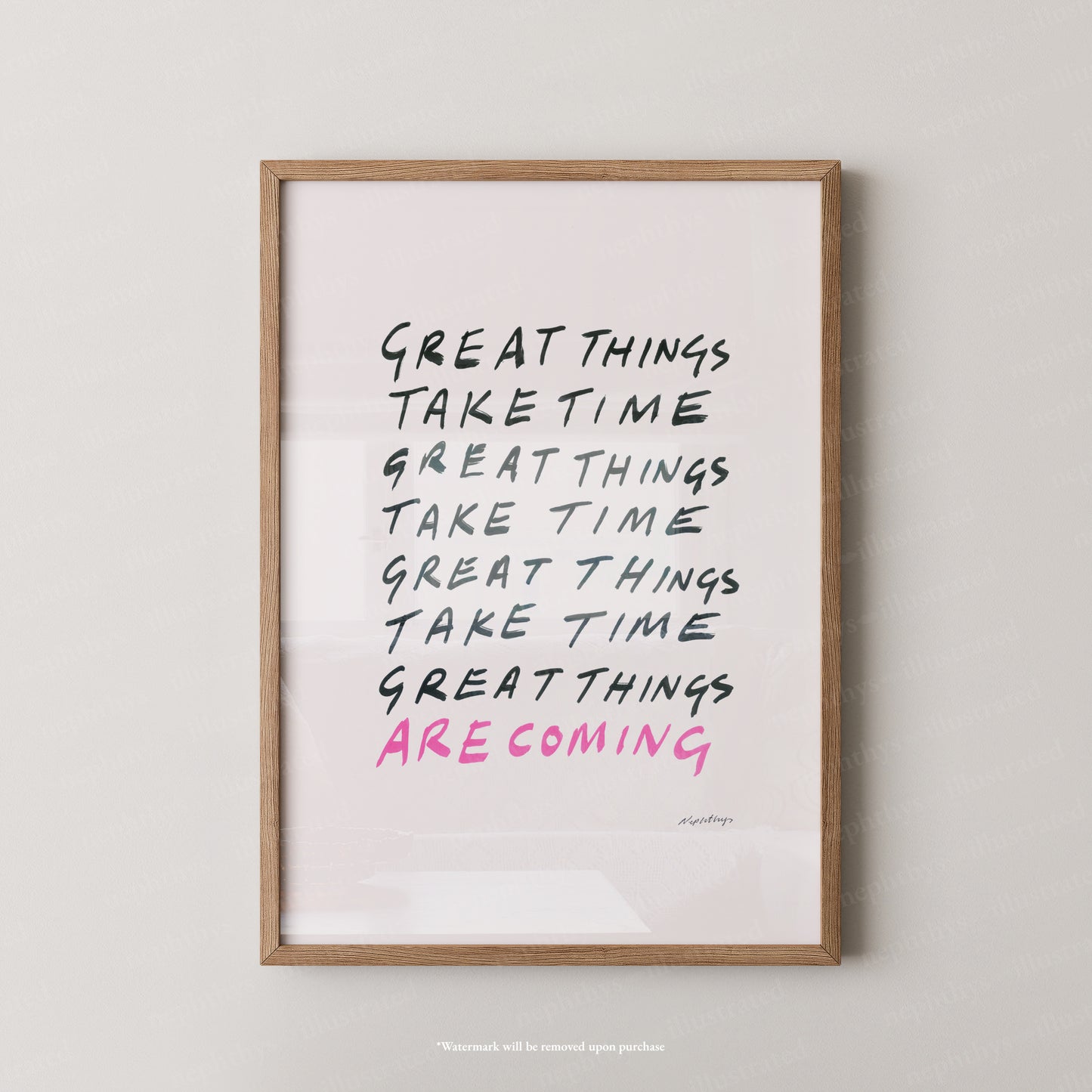Great things take time