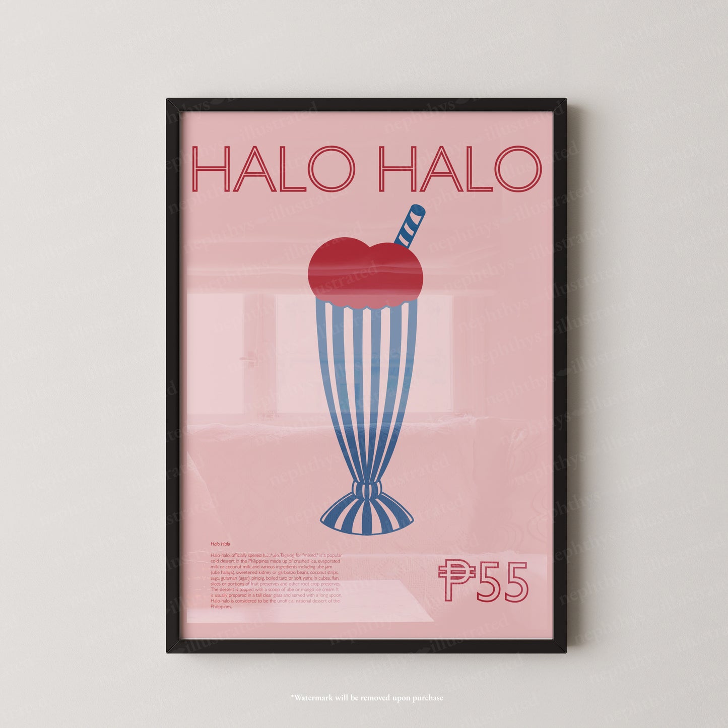 Halo Halo Print