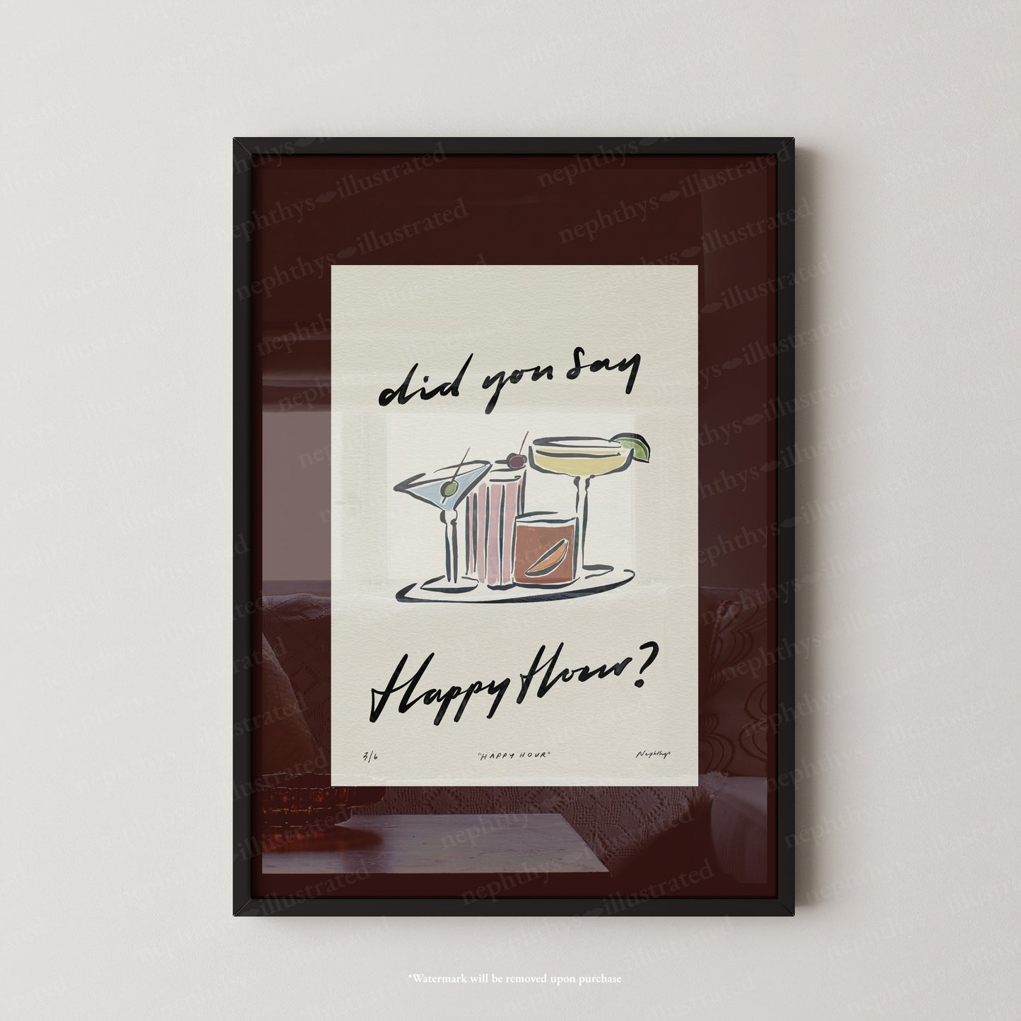 Happy Hour Print