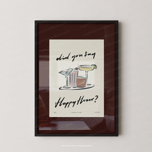 Happy Hour Print