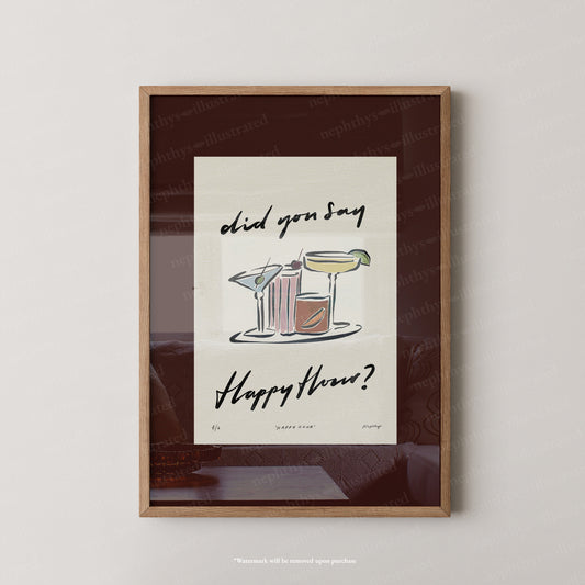 Happy Hour Print