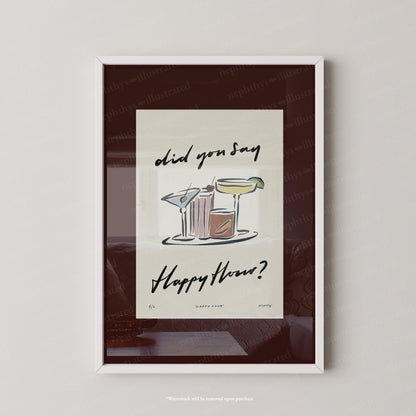 Happy Hour Print