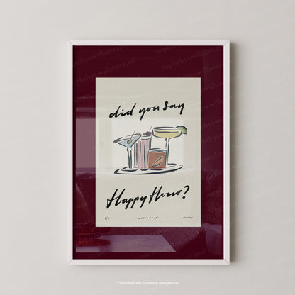 Happy Hour Print