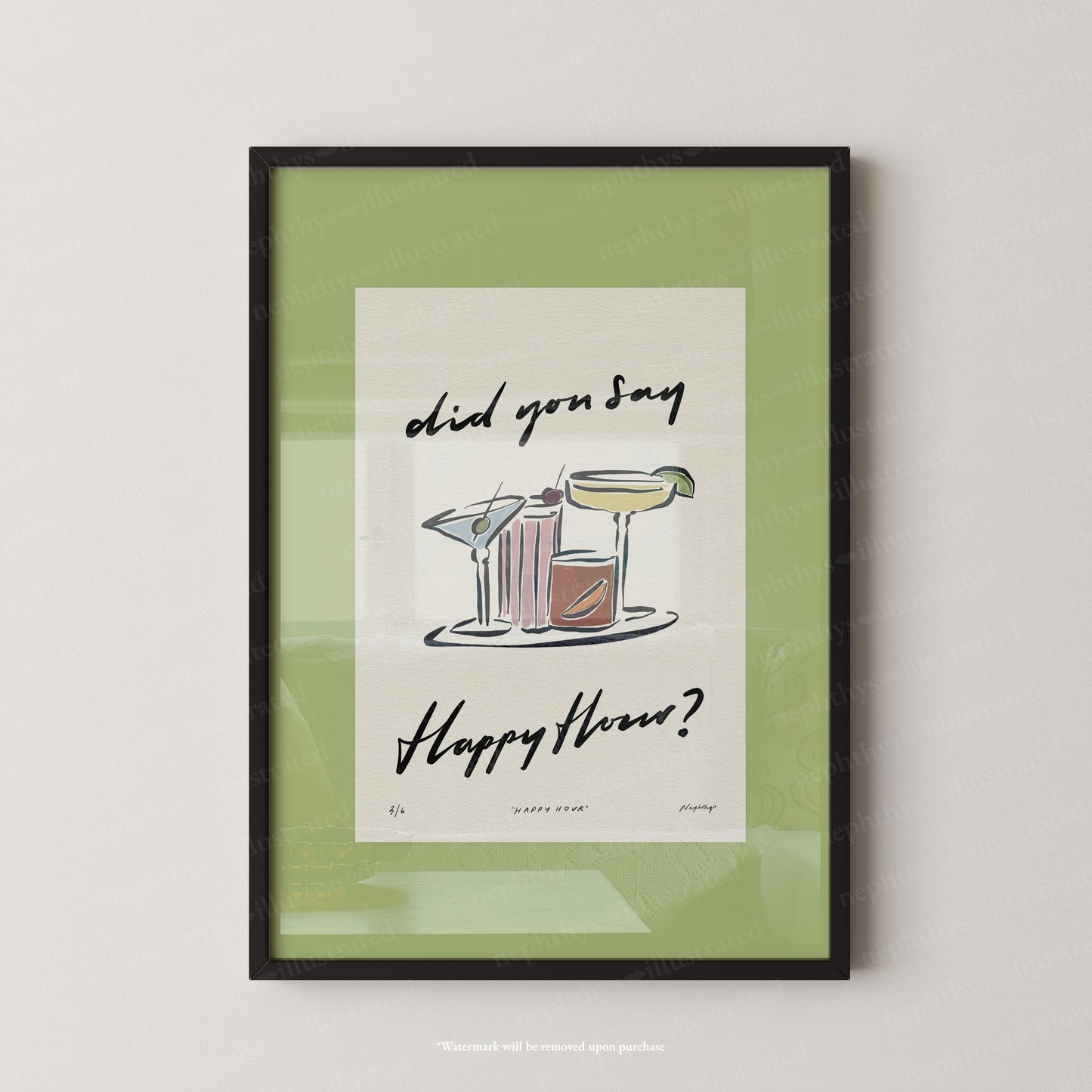 Happy Hour Print