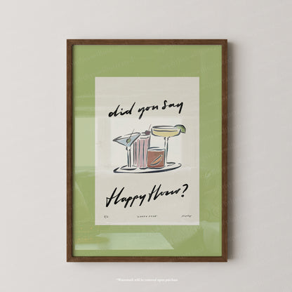 Happy Hour Print