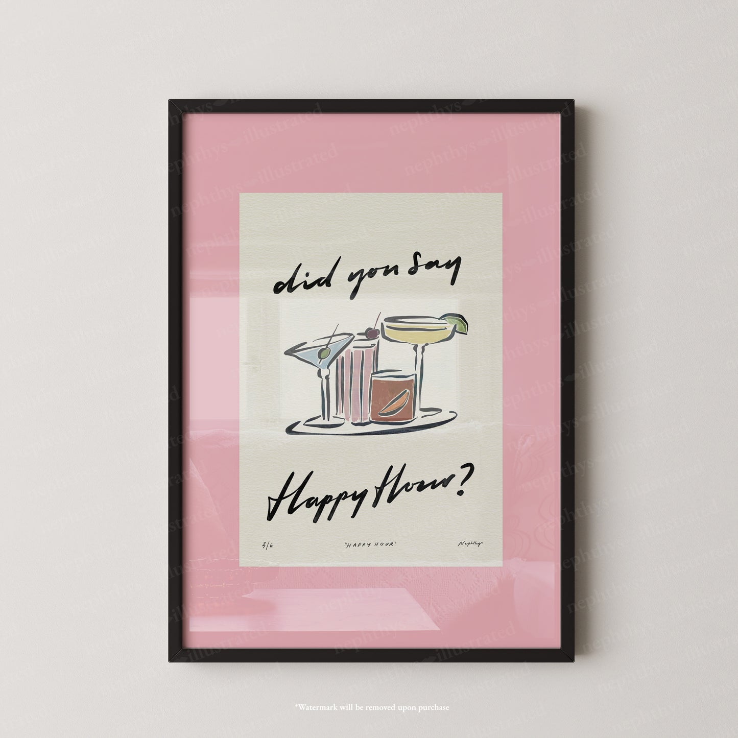 Happy Hour Print