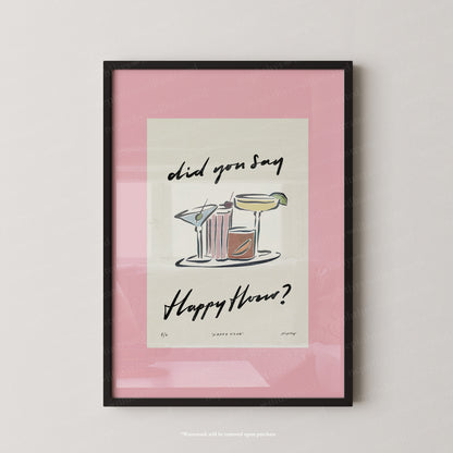 Happy Hour Print