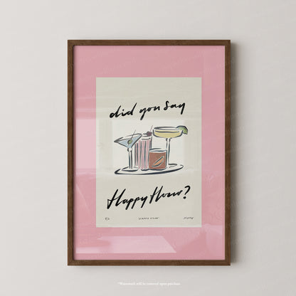 Happy Hour Print