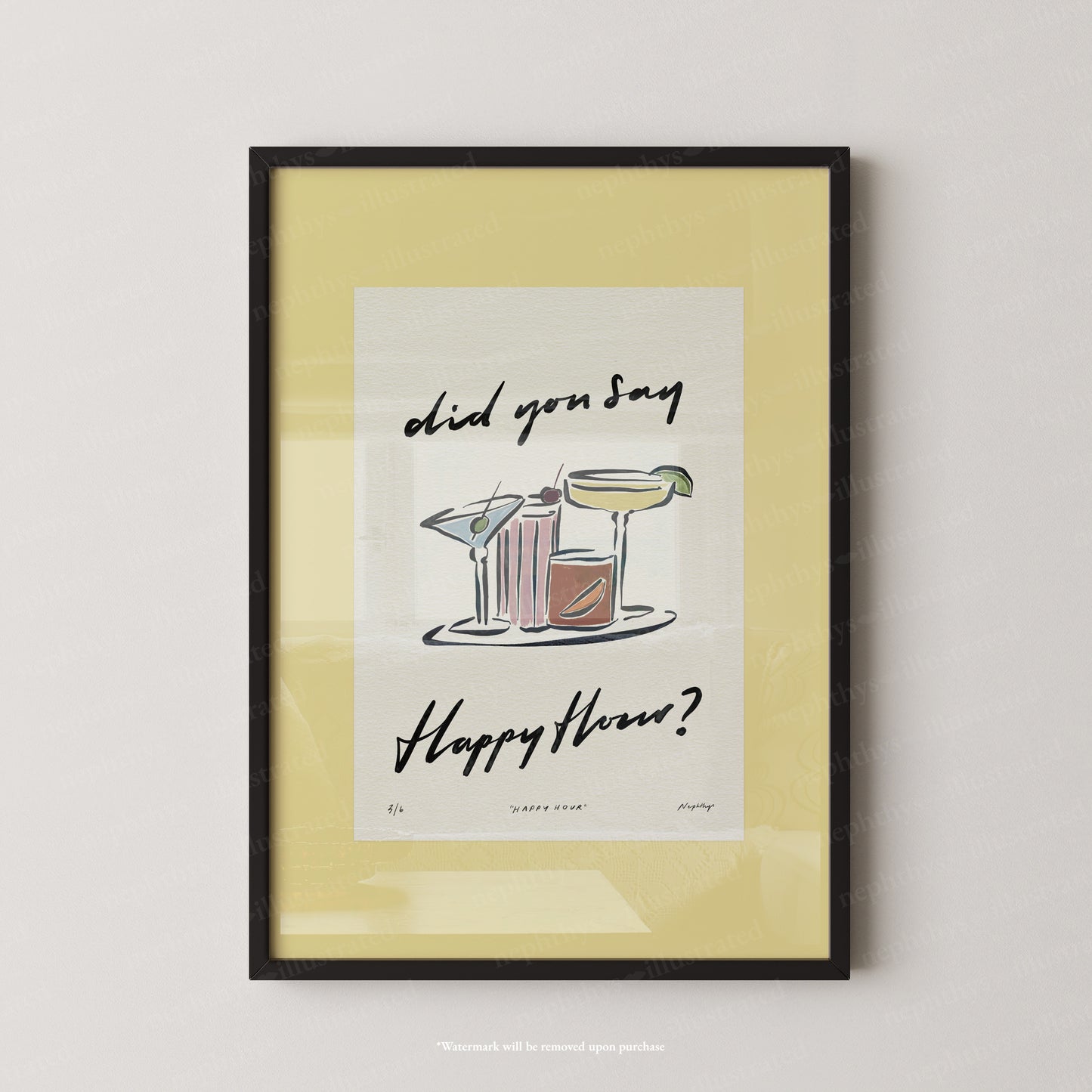 Happy Hour Print