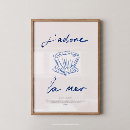 J'adore La Mer (Brushstroke)