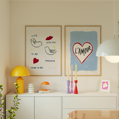 Life with You Print