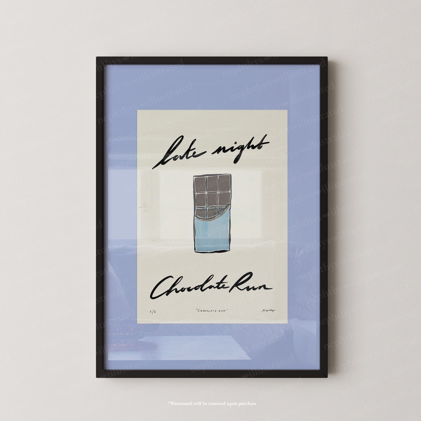 Late Night Chocolate Run Print