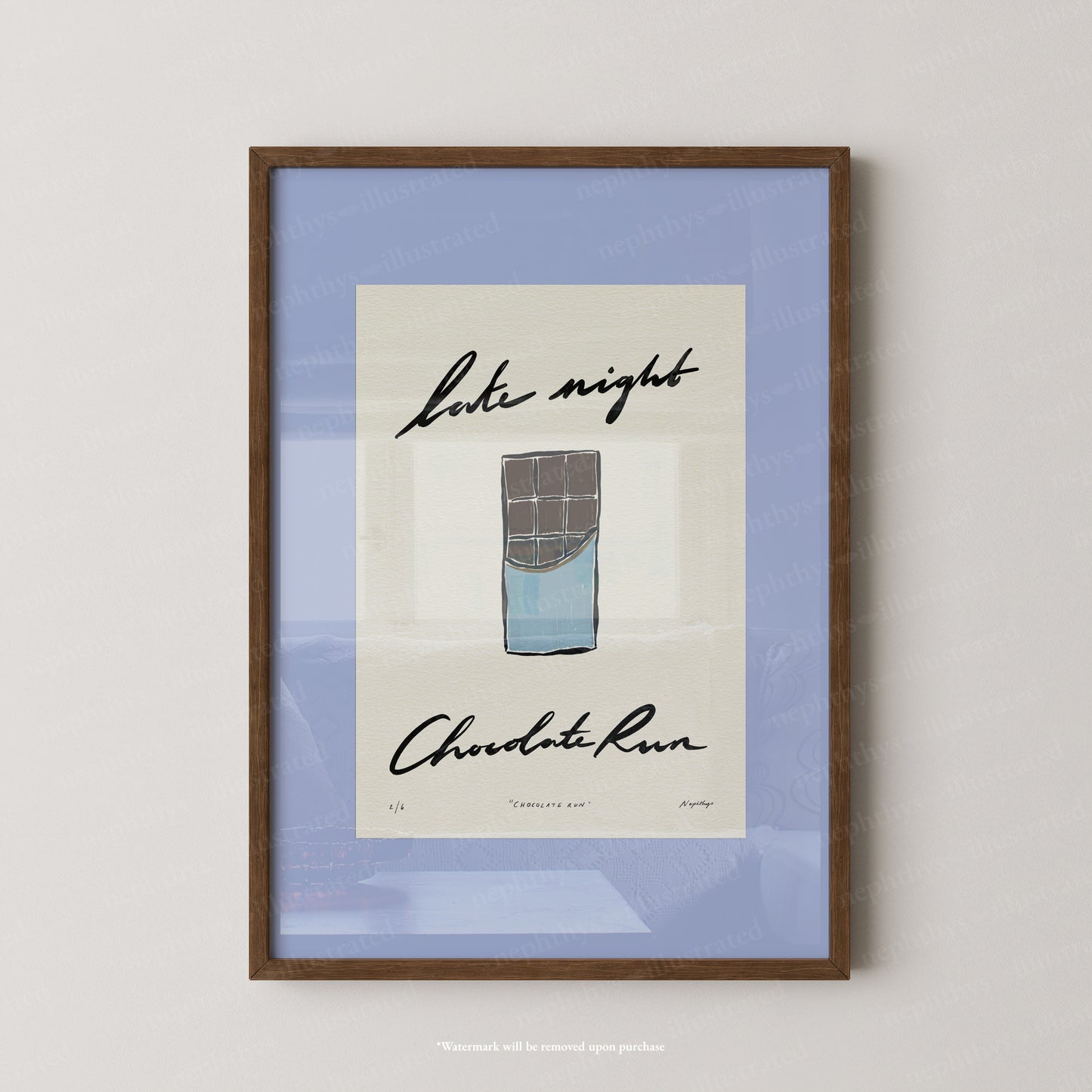 Late Night Chocolate Run Print