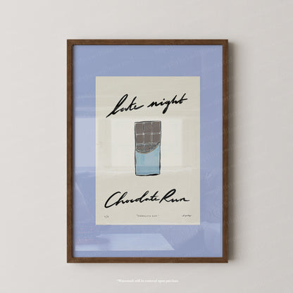 Late Night Chocolate Run Print