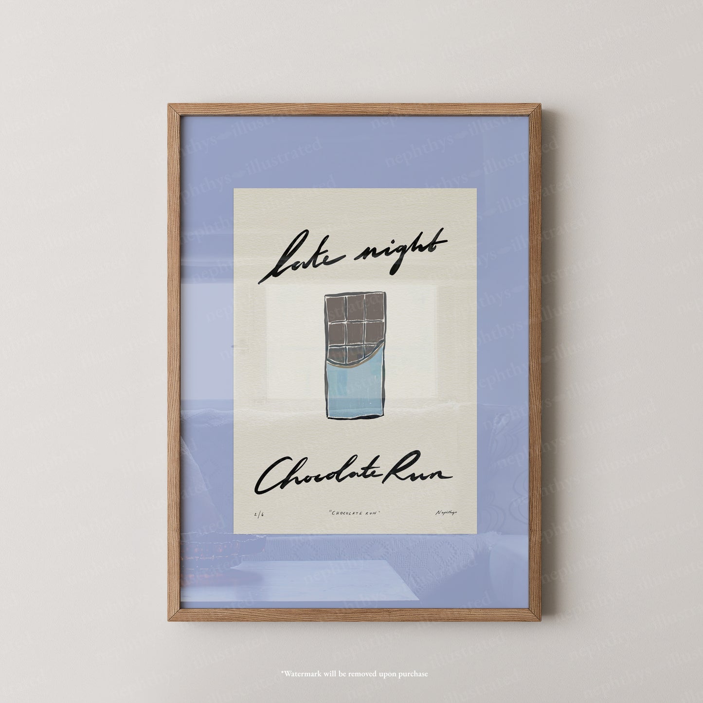 Late Night Chocolate Run Print