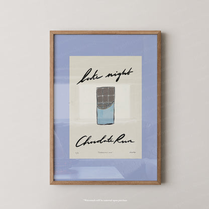 Late Night Chocolate Run Print
