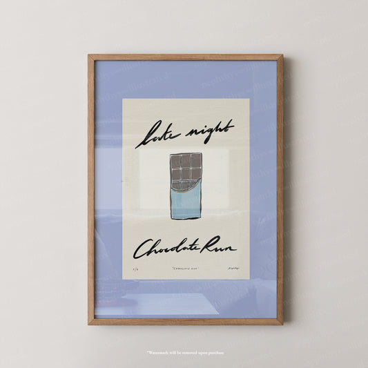 Late Night Chocolate Run Print