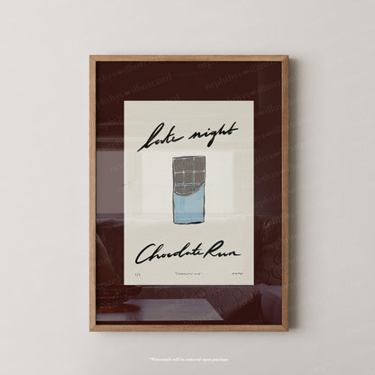 Late Night Chocolate Run Print