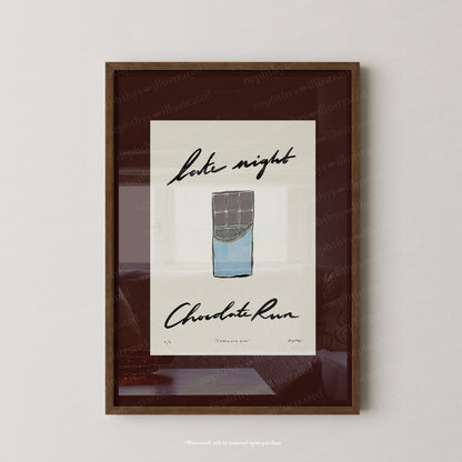 Late Night Chocolate Run Print