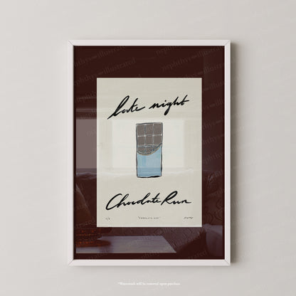 Late Night Chocolate Run Print