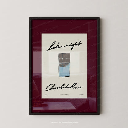 Late Night Chocolate Run Print