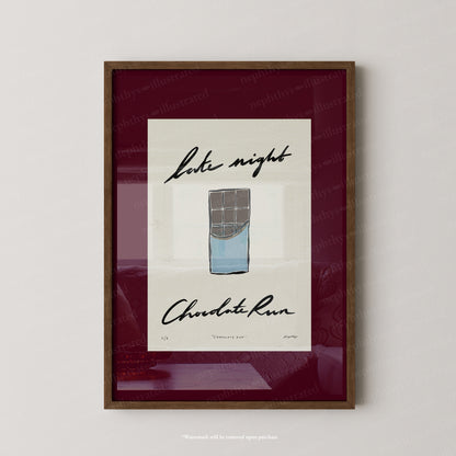 Late Night Chocolate Run Print