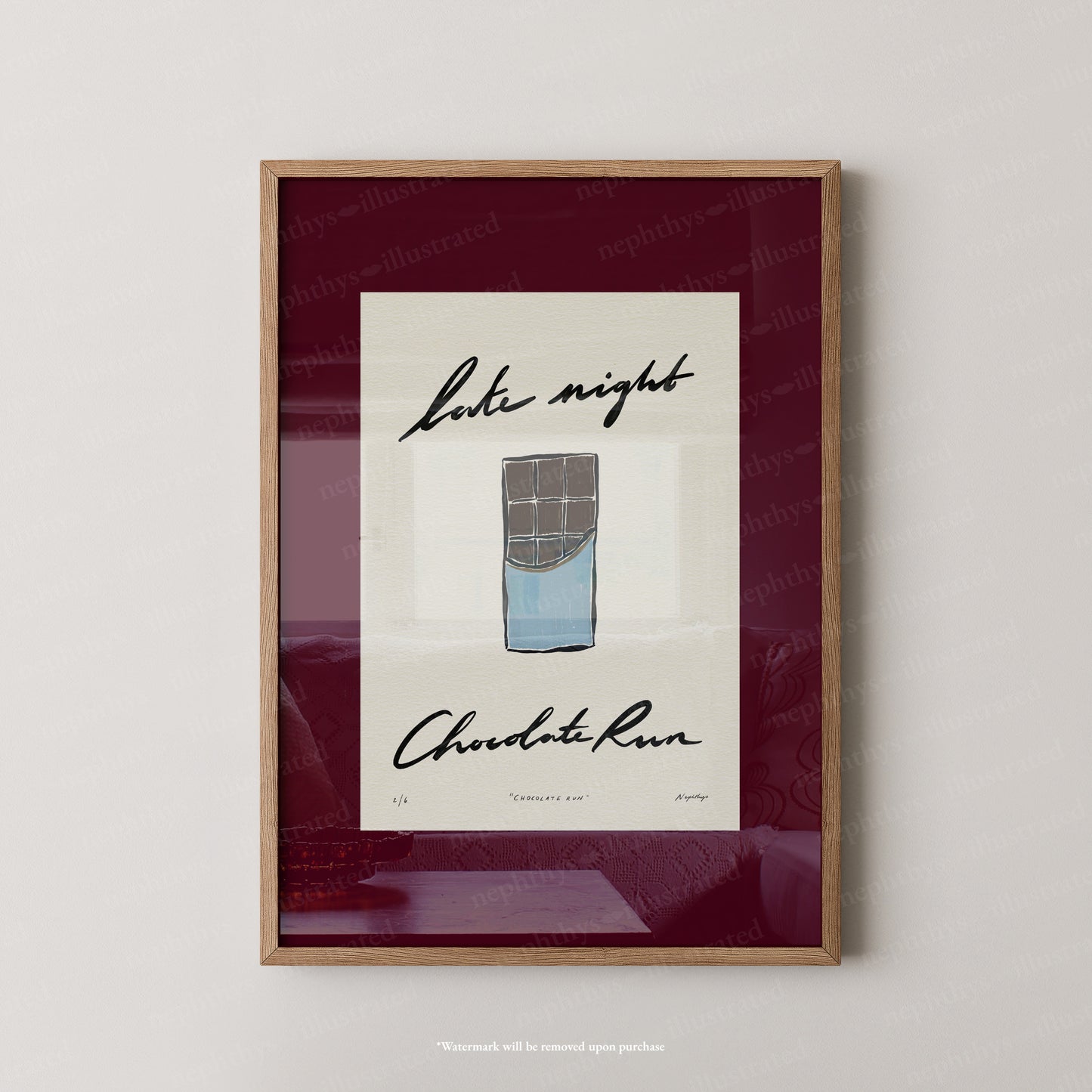 Late Night Chocolate Run Print