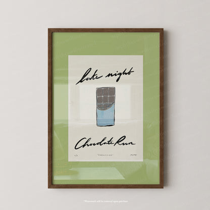 Late Night Chocolate Run Print