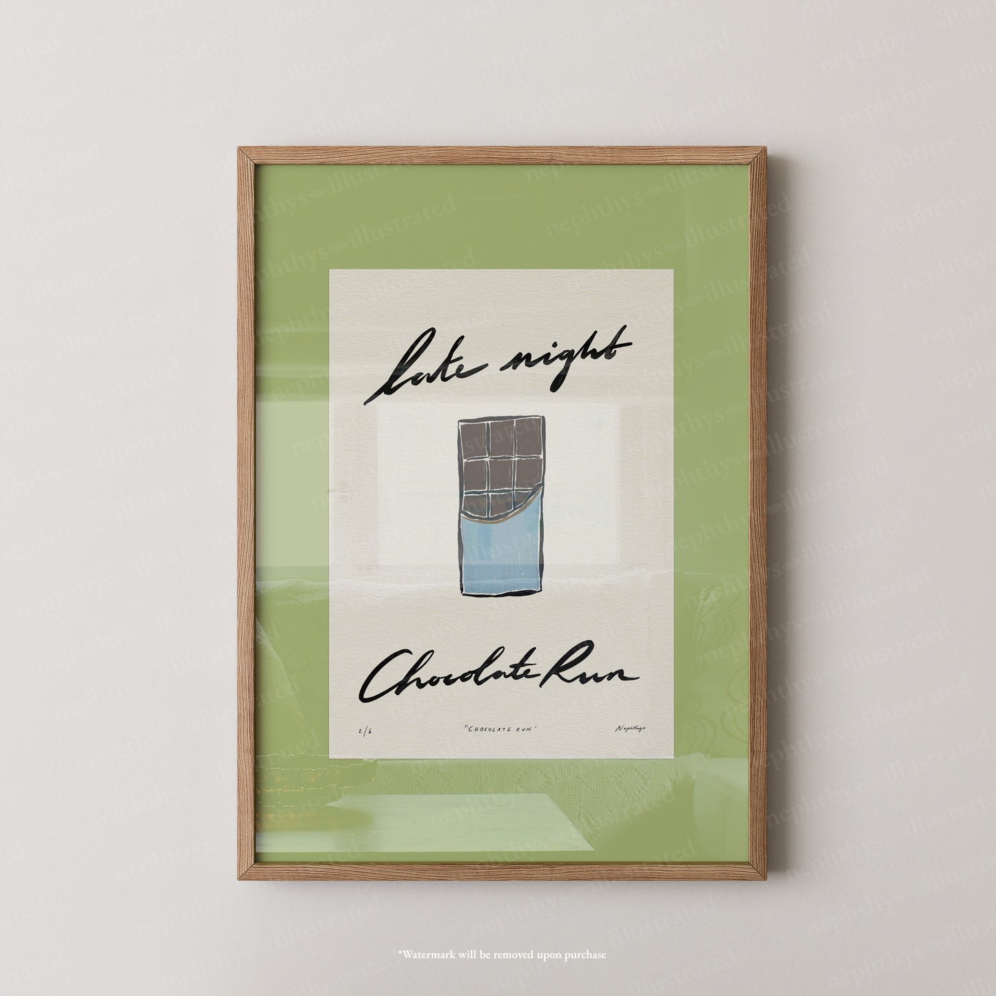 Late Night Chocolate Run Print