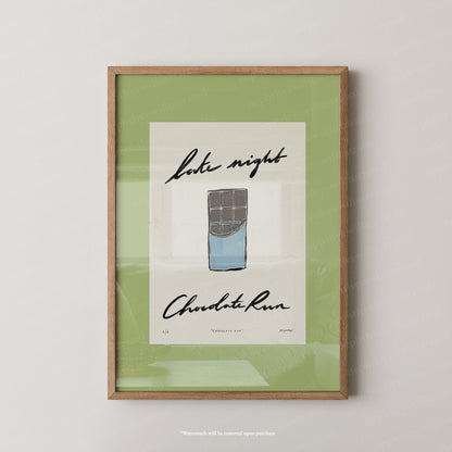 Late Night Chocolate Run Print