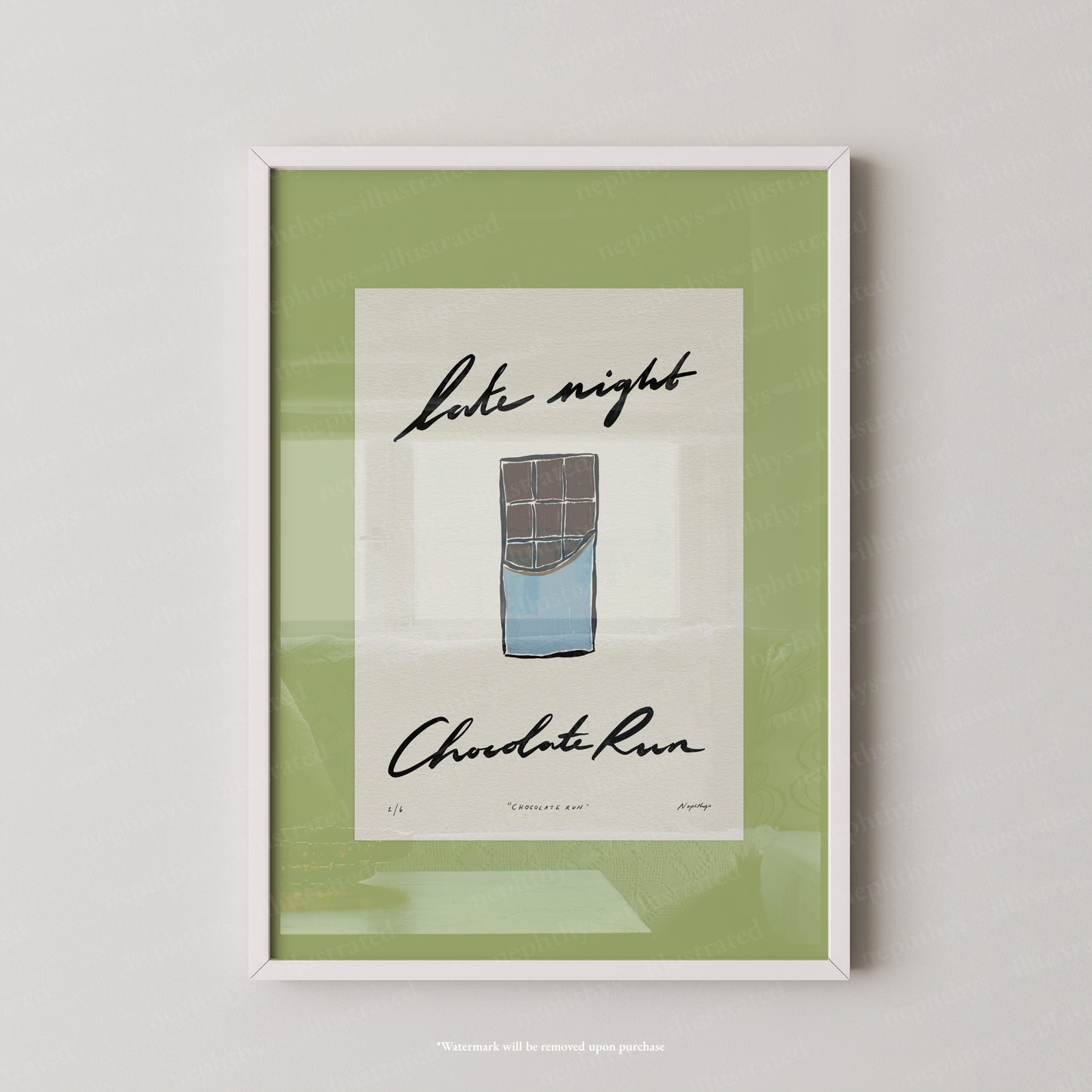 Late Night Chocolate Run Print