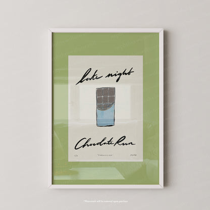 Late Night Chocolate Run Print