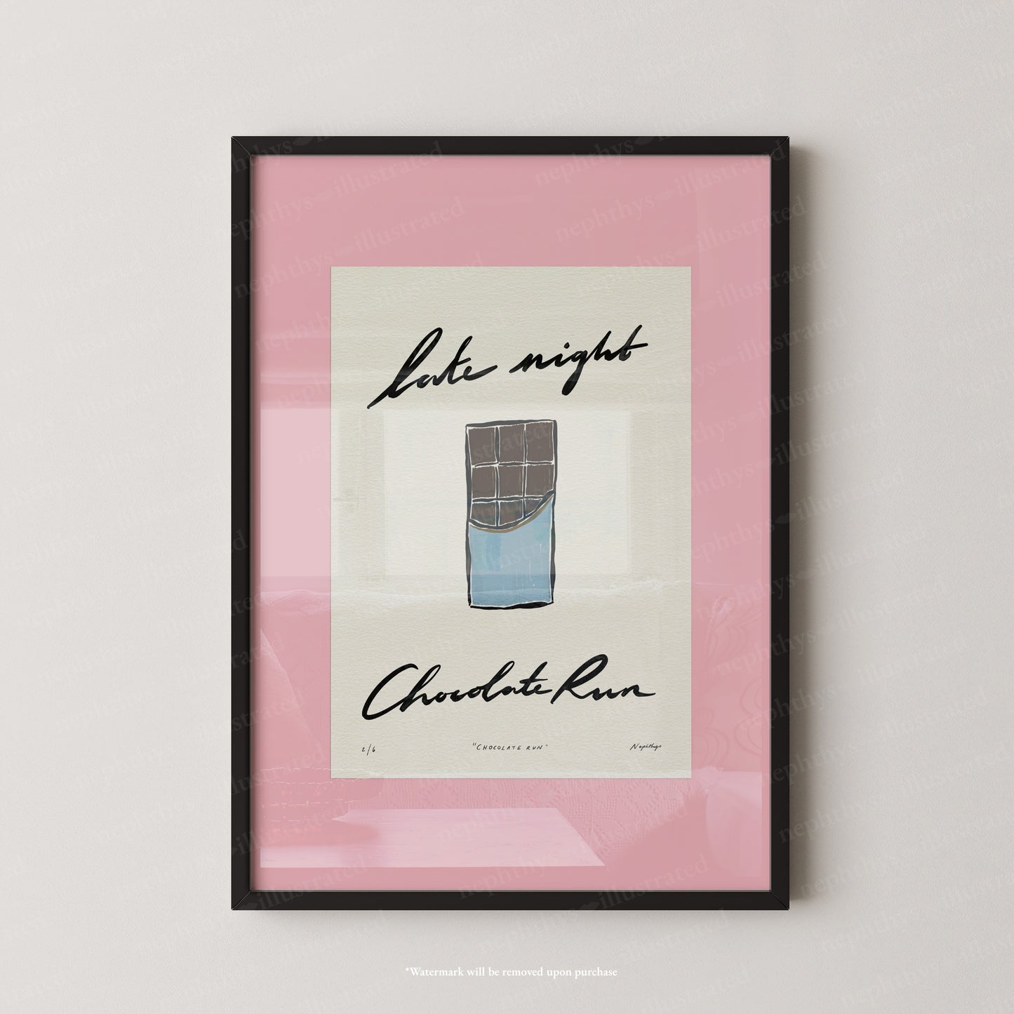 Late Night Chocolate Run Print
