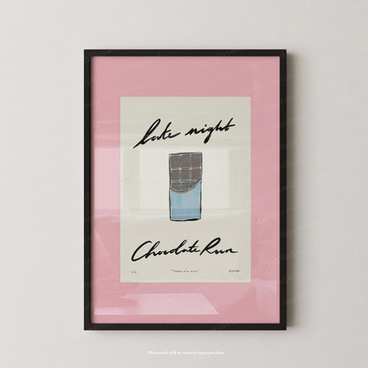 Late Night Chocolate Run Print