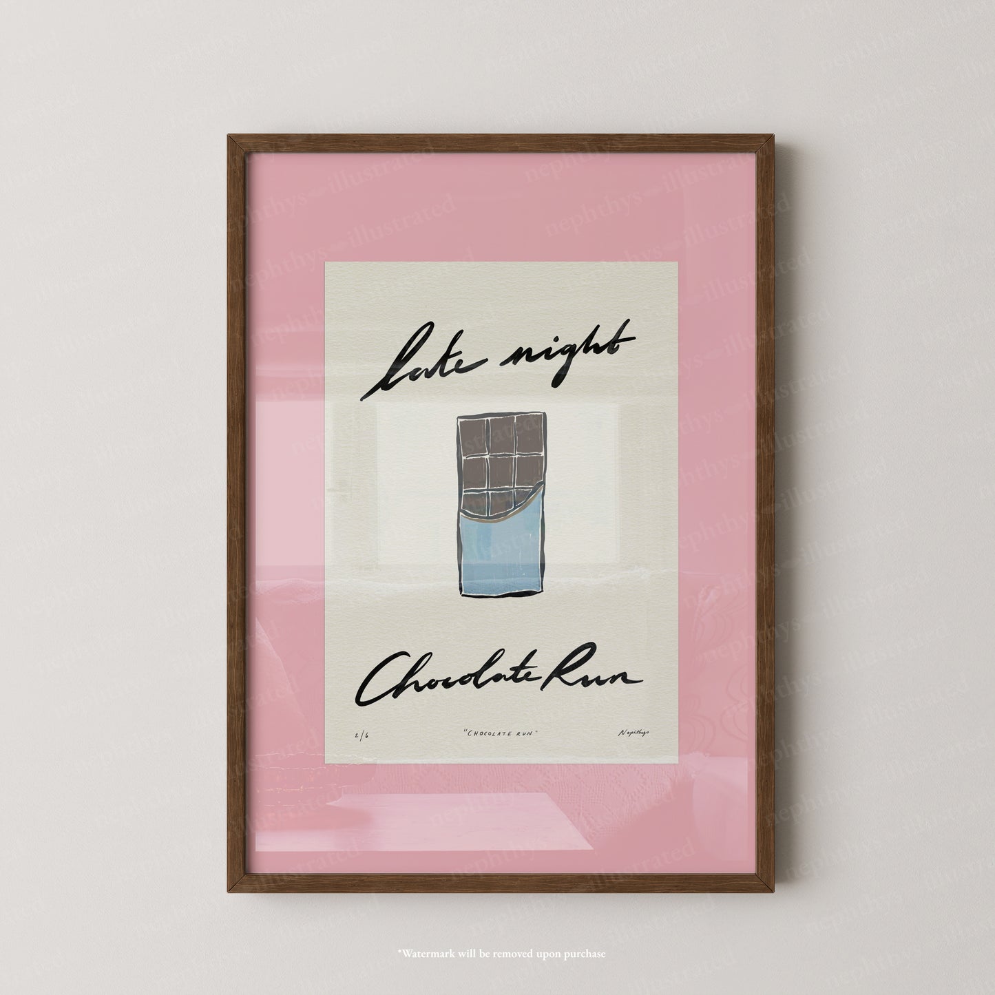 Late Night Chocolate Run Print