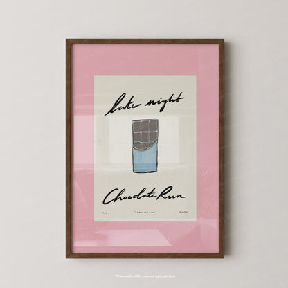 Late Night Chocolate Run Print